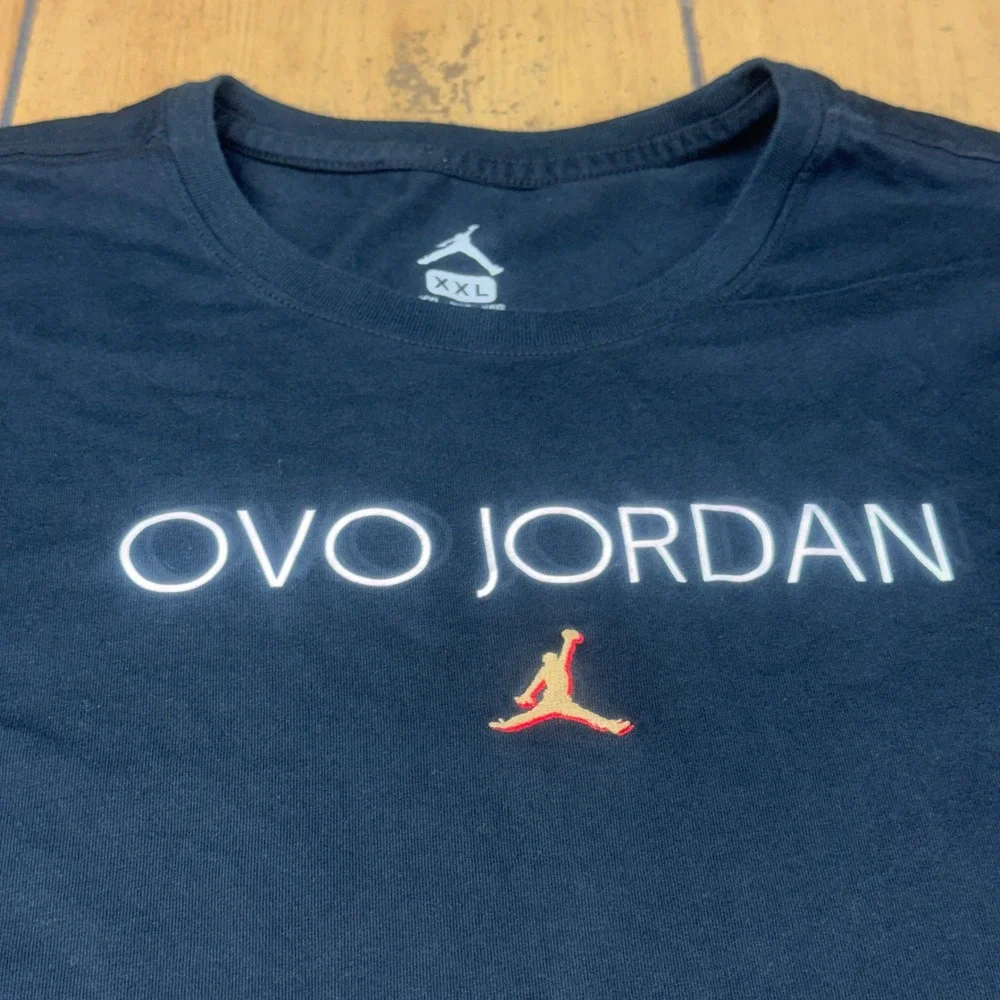 Jordan x OVO Mens XXL‎ Long Sleeve T-Shirt Black Jumpman Drake Collaboration
